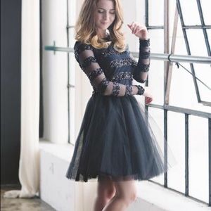 Space 46 The Wendy Tulle Skirt - Black 22" Length